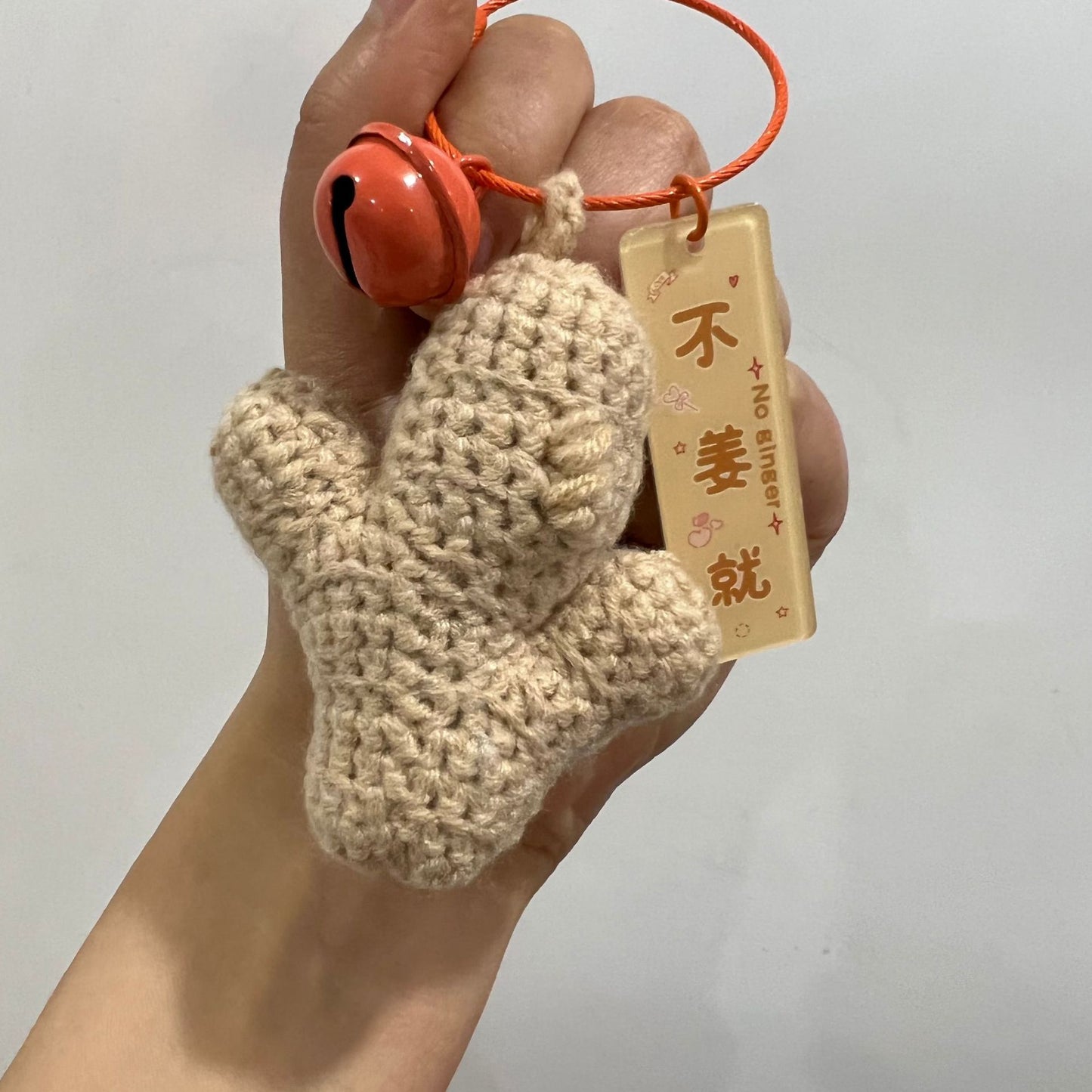 [Blind Box] 3 Crochet Accessories + 2 DIY Plush Pet, Knitted finished product garlic, green onion, Chinese cabbage pendant creative keychain bag accessory exquisite gift