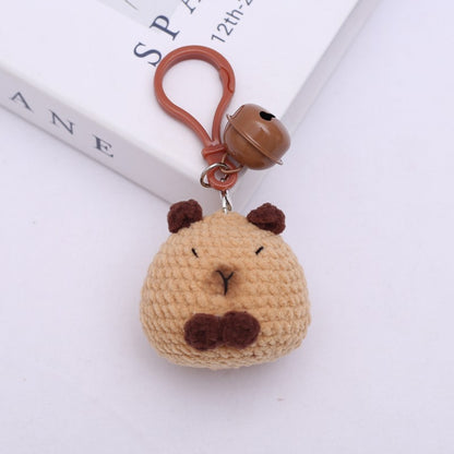 [Blind Box] 3 Crochet Accessories + 2 DIY Plush Pet, Hand crochet wool doll crochet chubby pendant cross-border hand crochet cartoon doll finished product